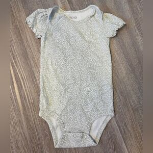 Carter's Mint Floral Bodysuit